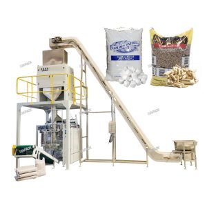 15kg wooden pellets vffs bag na bumubuo ng filling sealing bagging machine