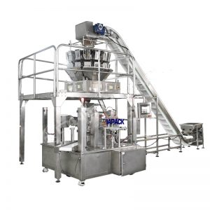 Awtomatikong dry fruit standup pouch filling at sealing equipment