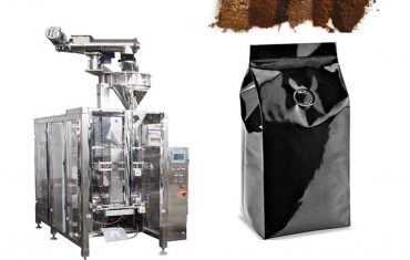 Awtomatikong VFFS packaging machine quad bag na may degassing valve para sa 250g coffee powder