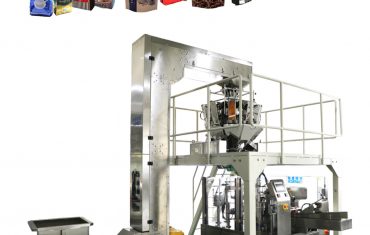awtomatikong kape bean pagkain umiinog zipper supot packaging machine