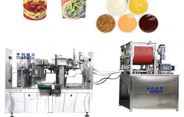 Awtomatikong stand up pouch pagpuno ng packaging machine para sa halo-halong sopas