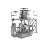 Awtomatikong rotary packaging machine para sa pre-made na bag (doy bag, stand up pouch)