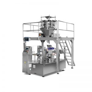 Awtomatikong rotary packaging machine para sa pre-made bag (doy bag