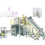 Automatic secondary bagging machine para sa maliit na pouch bagging sa malaking pp woven bag