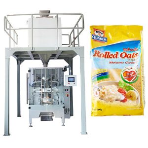 Linear Timbangin ang Awtomatikong Oatmeal Packing Machine