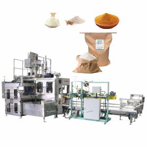 Awtomatikong 25kg milk powder weighing bagging machine