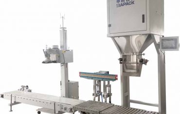 Semi-awtomatikong plastic granule bagging machine
