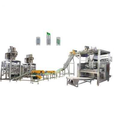 Automatic vffs baling machine para sa maliit na pouch sa malaking PE bag