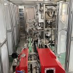 Magandang balita! bagong awtomatikong isang vacuum chamber brick bag na bumubuo ng filling machine na handa para sa paghahatid