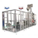 Awtomatikong bag na bumubuo ng pagpuno ng sealing vacuumming packaging machine
