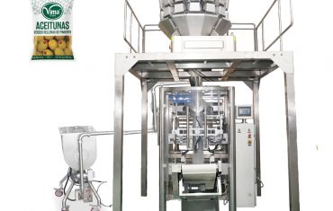 Awtomatikong vertical forming filling sealing packaging machine na may multihead scales