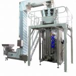 Awtomatikong coffee bean packaging machine (quad sealing bag na may degassing valve)